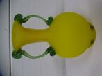 A6105. Geel/Groene Murano Vaas, Antiek en Kunst, Antiek | Vazen, Ophalen of Verzenden