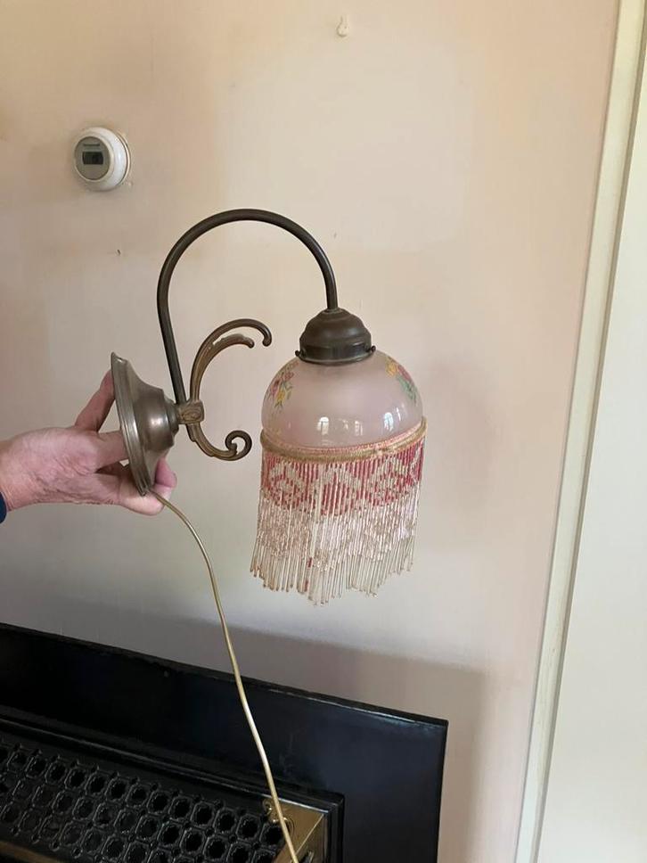 Glazen (muur) hanglampje, Huis en Inrichting, Lampen | Wandlampen, Zo goed als nieuw, Glas, Ophalen of Verzenden