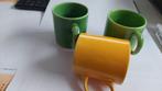 Mokken - gekleurd, Gebruikt, Ophalen of Verzenden, Overige stijlen, Kop(pen) en/of Schotel(s)