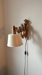 Wandlamp hout, Huis en Inrichting, Lampen | Wandlampen, Ophalen of Verzenden, Zo goed als nieuw, Hout