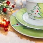 4 Persoons Kerst Ontbijt Servies Colonial Home, Nieuw, Ophalen of Verzenden, Overige stijlen, Porselein