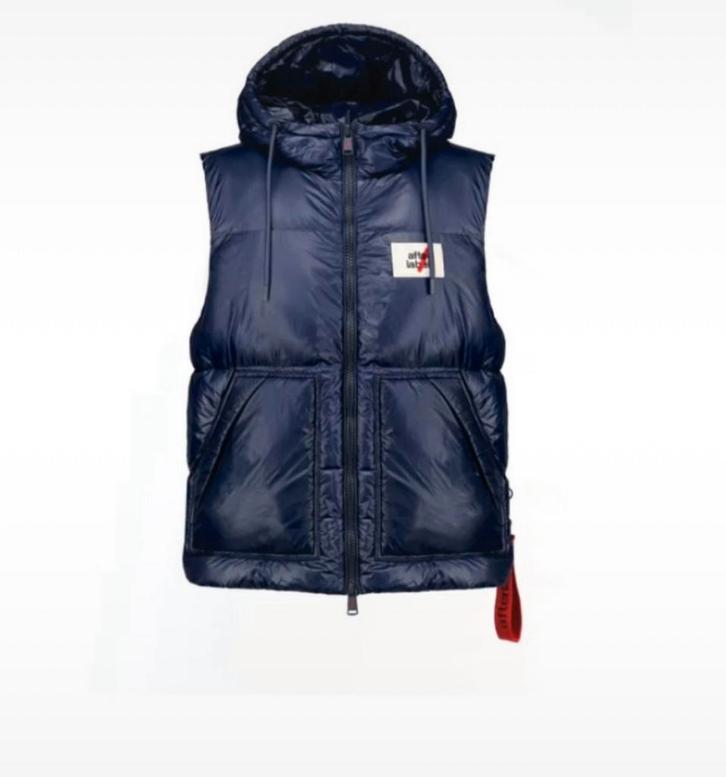 After Label bodywarmer unisex, Kleding | Dames, Bodywarmers, Zo goed als nieuw, Maat 42/44 (L), Blauw, Verzenden