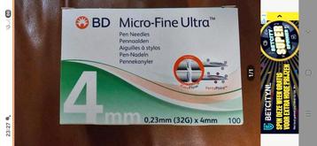 BD Micro-Fine Ultra insuline pennaalden beschikbaar voor biedingen