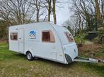 Knaus Azur 450 (2004) met mover, airco, voortent en luifel, Caravans en Kamperen, Caravans, Knaus, 1000 - 1250 kg, Hordeur, 5 tot 6 meter