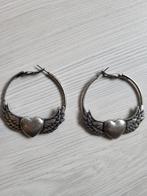 Oorbellen Heart/Angelwings, Ophalen of Verzenden, Zo goed als nieuw, Zilver, Zilver