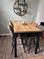 Hele mooie stevige Bartafel set, Huis en Inrichting, Ophalen, 50 tot 100 cm, Zo goed als nieuw, Vijf personen of meer