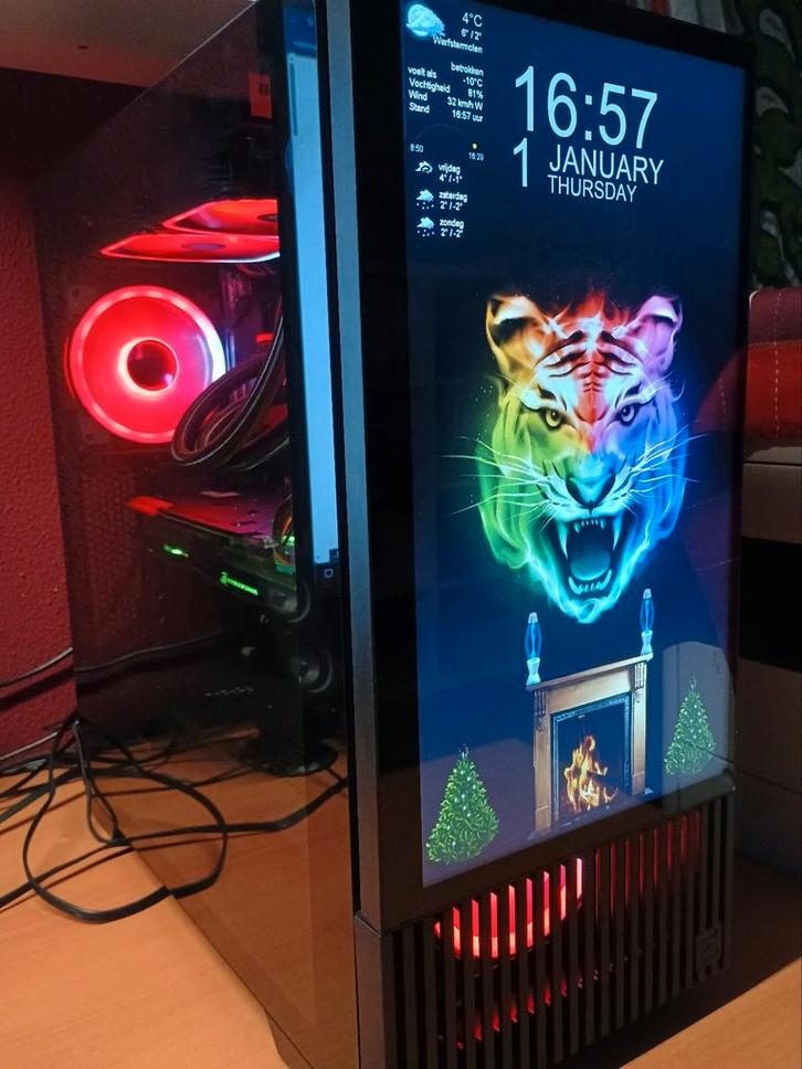 Game pc in zeldzame zalman case, Computers en Software, Desktop Pc's, 4 Ghz of meer, HDD, SSD, Gaming, Ophalen