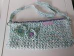 Zelfgehaakt schoudertasje bloem, Sieraden, Tassen en Uiterlijk, Tassen | Damestassen, Ophalen of Verzenden, Zo goed als nieuw
