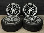 20 inch AEZ Crest Hyper - Audi A5 S5 5x112 ET35 Continental, Ophalen, 265 mm, Banden en Velgen, Winterbanden