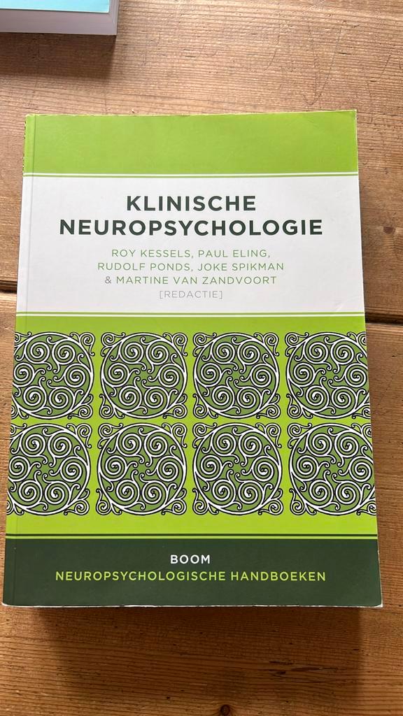 Klinische neuropsychologie, Boeken, Studieboeken en Cursussen, Zo goed als nieuw, HBO, Ophalen of Verzenden