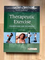 Therapeutic Exercise Fysiotherapie opleiding, Boeken, Ophalen of Verzenden, Zo goed als nieuw, Overige niveaus