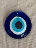 Hippie kettinghanger glazen hanger unisex, Ophalen of Verzenden, Nieuw, Blauw, Glas of Kristal