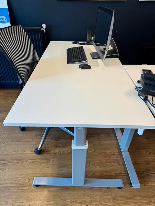 3 witte bureaus inclusief ladekast, Huis en Inrichting, Bureaus, Zo goed als nieuw, Bureau, Ophalen