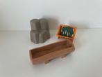 Set voederbak/drinkbak/rots, Ophalen of Verzenden, Nieuw, Los playmobil