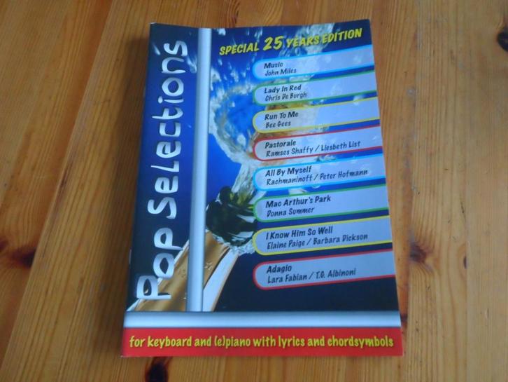 Pop selections - special 25 years edition, Muziek en Instrumenten, Bladmuziek, Nieuw, Artiest of Componist, Populair, Gitaar, Piano