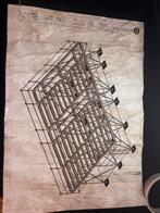 Efteling medewerkers Evenement Plattegrond Bouw, Verzamelen, Efteling, Ophalen of Verzenden