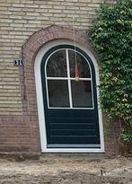 Halfronde toogdeur te koop, Doe-het-zelf en Verbouw, Gebruikt, Buitendeur, 200 tot 215 cm, Glas