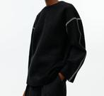 ARKET leuke zwarte boiled wool sweater / trui mt S (M), Kleding | Dames, Ophalen, Zwart, Arket, Maat 36 (S)