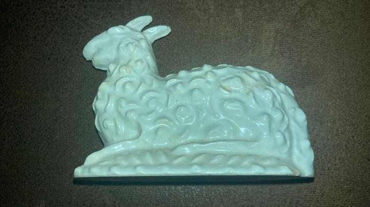 Pijpaarde Boterschaapje Berkenwoude 1 schaap, Antiek en Kunst, Curiosa en Brocante, Verzenden