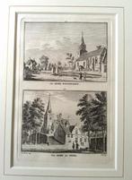 Nigtevecht en Nederhorst den Berg, 1745., Antiek en Kunst, Kunst | Etsen en Gravures, Ophalen of Verzenden