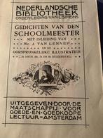 De gedichten van den schoolmeester mr. J. Van Lennep, Ophalen of Verzenden