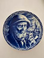 Delfts Blauw Wandbord - Boch Frères - 25cm, Antiek en Kunst, Antiek | Wandborden en Tegels, Ophalen