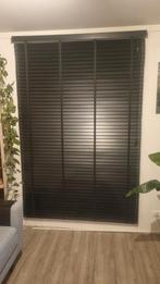 Zwarte houten jaloezie [LxB: 240 x 160 cm], Ophalen, Zo goed als nieuw, 150 tot 200 cm, 200 cm of meer