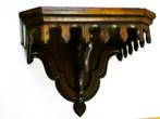 Grote antieke neogotische wandconsole console kerk klooster, Antiek en Kunst, Antiek | Religie, Ophalen of Verzenden