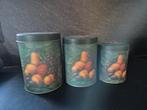 Set blikken met fruit, Verzamelen, Blikken, Ophalen of Verzenden, Zo goed als nieuw, Overige