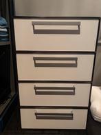 2 Nachtkastjes Wit - Goede Staat, Ophalen, Kunststof, Gebruikt, 50 tot 100 cm