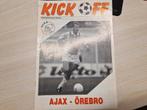 Programmaboekje Ajax- Örebro in Düsseldorf, Verzamelen, Ophalen of Verzenden, Zo goed als nieuw, Ajax