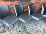 Bert plantagie leren duo eetkamerstoelen 6x, Ophalen, Leer, Zo goed als nieuw, Vijf, Zes of meer stoelen