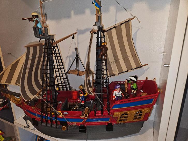 PLAYMOBIL Groot Piratenschip, Kinderen en Baby's, Speelgoed | Playmobil, Gebruikt, Ophalen of Verzenden