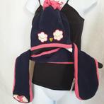 Schattig fleece setje muts + sjaal mt 80/86 merk Hema, Meisje, ., Ophalen of Verzenden, Zo goed als nieuw