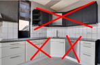 Keukenblok inclusief wasbak en kraan, Huis en Inrichting, Keuken | Complete keukens, Ophalen, Gebruikt, Wit, Hoekkeuken