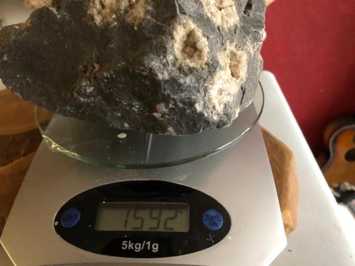 Nr3 ruwe pyriet1592gram, Verzamelen, Mineralen en Fossielen, Mineraal, Ophalen of Verzenden