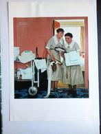 Norman Rockwell poster 1977, Ophalen of Verzenden, Gebruikt, A1 t/m A3