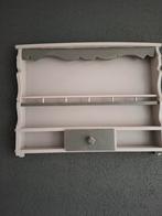 Brocante muurkastje met lade - Geleefde uitstraling, Huis en Inrichting, Ophalen, Gebruikt