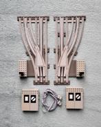 Lego trein 12 Volt grijze rails wissels + afstandbediening., Ophalen of Verzenden, Gebruikt, Complete set, Lego