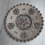 Fraai uitgewerkt wandbord koper ø 47 cm., Antiek en Kunst, Antiek | Koper en Brons, Ophalen, Koper