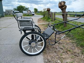 Kutzmann sulky B-, C-, kleine D pony tweewieler 25 inch  beschikbaar voor biedingen