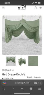 Numero 74 Bedhemel beddrape- sage green - Tweepersoons, Huis en Inrichting, Tweepersoons, Ophalen of Verzenden, Zo goed als nieuw
