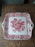 Antieke serveerschaal Mason's Stratford England, rood, Ophalen of Verzenden