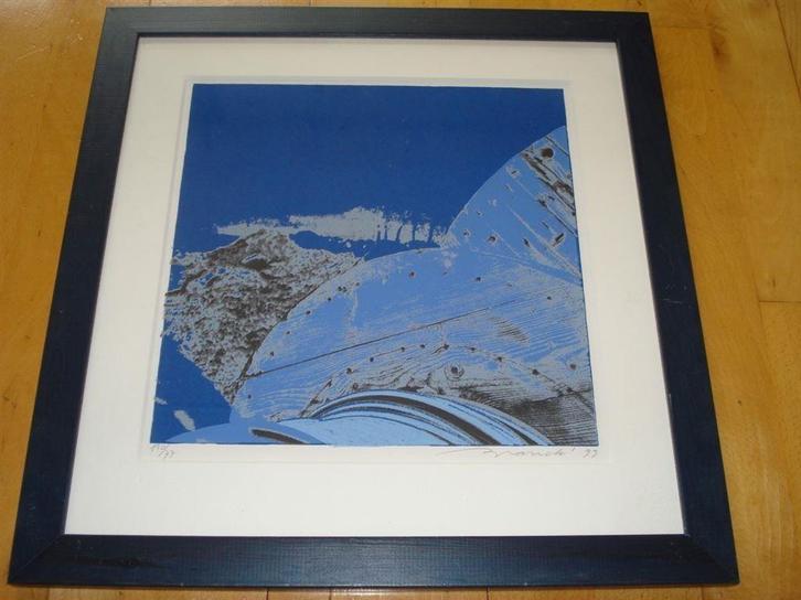 Willem Brauck, kabelhaspels, gesigneerd, Antiek en Kunst, Kunst | Litho's en Zeefdrukken, Verzenden