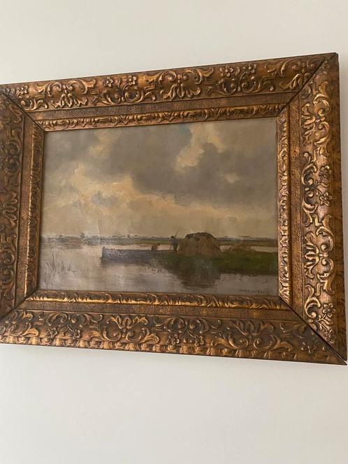 Schilderij Omgeving Loosdrechtse Plassen, Antiek en Kunst, Kunst | Schilderijen | Klassiek, Ophalen