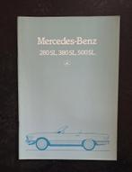 1983 Brochure Mercedes SL- klasse R107 SL200,SL380 SL500 NL, Ophalen of Verzenden, Zo goed als nieuw, Mercedes