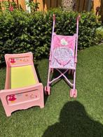 Baby Born kinderwagen & bedje, Kinderen en Baby's, Speelgoed | Poppen, Ophalen, Gebruikt, Babypop
