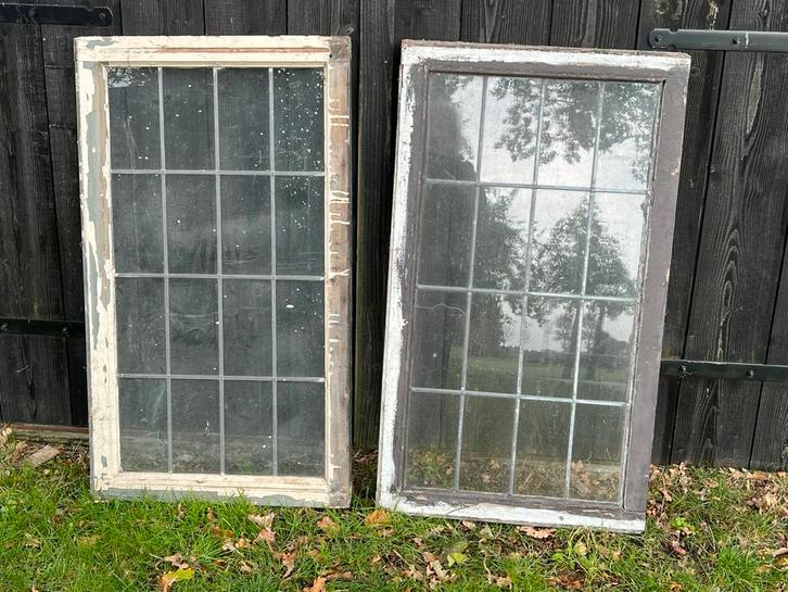 2 glas in lood ramen, Doe-het-zelf en Verbouw, Glas en Ramen, Gebruikt, Overige typen, 80 tot 120 cm, Minder dan 80 cm, Glas in lood