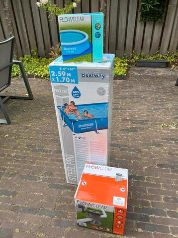 Zwembad Nieuw 2,59 x 1,70 m beschikbaar voor biedingen