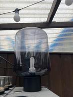 Tafellamp met Smokey Glas, Ophalen, Zo goed als nieuw, Glas, Minder dan 50 cm